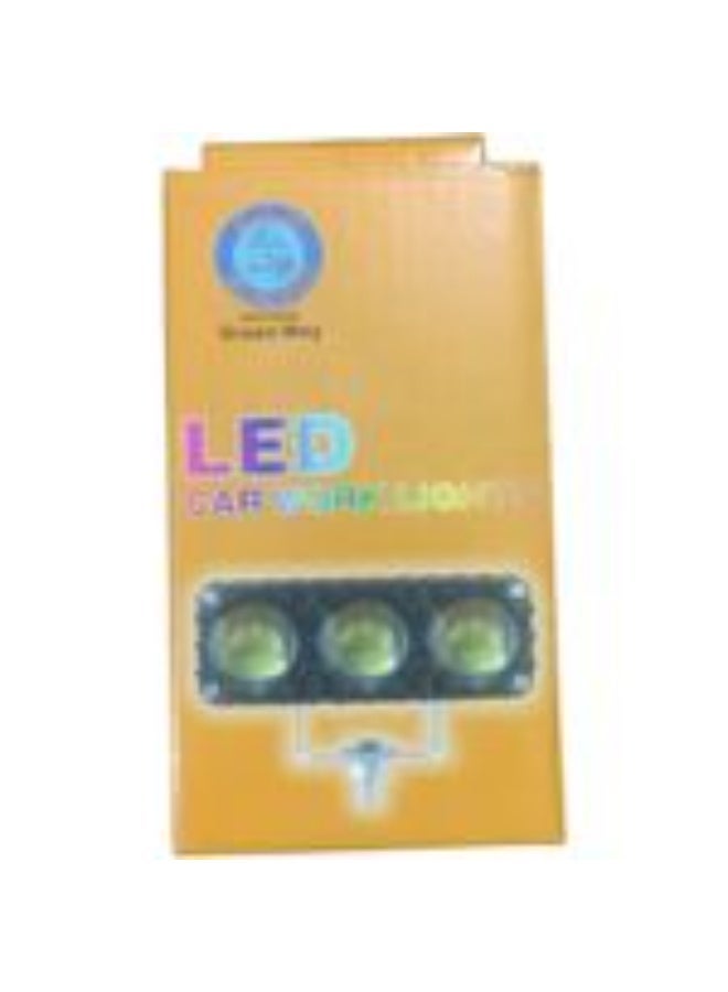 مجموعة مصابيح ضباب LED للسيارة - 3 عدسات - للطرق الوعرة - سكوربيون - قوية ومشرقة - مناسبة للسيارات والدراجات النارية والدراجات البخارية والشاحنات - قطعة واحدة - Image 2
